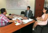 Representante de la Defensoría del Pueblo se reunió con gerente del Segat Carlos Delgado. Foto: MPT