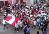 La población de Cartavio se volcó esta tarde a las calles para exigir la reconciliación en su pueblo y también la paz.
