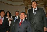 César Acuña espera que Alan García salga bien librado de todas las acusaciones para que pueda competir en elecciones del 2016. (Foto El Comercio)