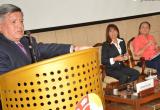 Presidente regional de La Libertad, César Acuña, en reunión en la Cámara de Comercio. (Foto: Facebook fuente privada)