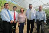 Funcionarios del Gobierno de Canadá visitaron el proyecto especial Chavimochic. (Foto cortesía PECH)
