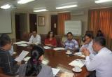 Reunión de funcionarios de la CAF con ejecutivos del proyecto Chavimochic. (Foto cortesía)