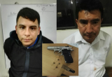 Detenidos y arma decomisada. Foto: Cortesía