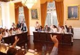 Pleno del Consejo Municipal de Trujillo en votación. (Foto Andina)
