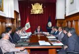 Sesión en pleno del Consejo Ejecutivo del Poder Judicial. (Foto cortesía)