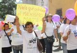 Decenas de mujeres desfilaron por las calles para recordar la lucha diaria para terminar con la discriminación. Foto: MPT