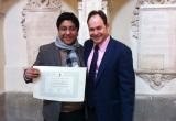 Abogado y docente trujillano Gonzalo Cruz Sandoval participó en jornada jurídica en España. (Foto cortesía UPN)
