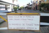 Tranquera evita el ingreso de todos los vehículos. Foto: Trujillo en Línea