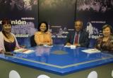 La periodista Karyna de Orbegoso, entrevistó a las alcaldesas vecinales, Chela Müller, y Carmen Kono. (Foto fuente privada Facebook)