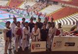Equipo de Taekwondo de la Universidad César Vallejo. (Foto cortesía)