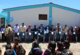 Alcalde encabezó inauguración de obra municipal en Cachicadán. (Foto: Difusión)