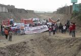 Pobladores han hecho varias protestas por canalización