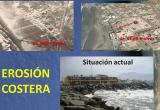 Esta es la situación del balneario Las Delicias, antes y después de la construcción del molón en Salaverry.(Foto cortesía)