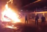 Incendio por poco arrasa con dos viviendas. Foto: Trujillo en Línea