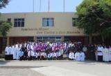 Inicio del año académico en el seminario San Carlos y San Marcelo, fue presidido por monseñor Miguel Cabrejos. (Foto cortesía)