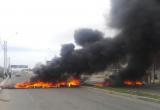 Pobladores bloquearon entrada por casi dos horas. Foto: Trujillo en Línea