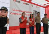 También visitó polideportivo en El Porvenir y entregó sillas de ruedas. Foto: Trujillo en Línea