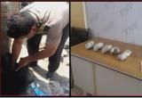 Policía descubrió droga en el interior de la mochila. Foto: Trujillo en Línea
