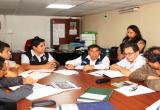 Representantes del Ministerio de Vivienda se reunieron con los secretarios distritales de Defensa Civil de varios municipios.