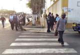 Desde las 6 a.m. de hoy se procedió al desalojo de los ambulantes instalados junto al Hospital Regional.