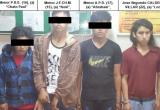 Fueron detenidos en el centro Poblado Menor Santa Elena. Foto: PNP