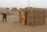 Construyeron ranchos y demarcaron terreno. Foto: Trujillo en Línea