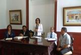 Gerenta de Salud, dando cifras sobre pacientes con VIH. Fuente: Trujillo en Línea.