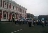 Así lució el frontis de la Municipalidad Provincial de Trujillo. Foto: Trujillo en Línea.