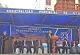 Todos los 29 de diciembre rendirá cuentas al pueblo. Foto: Cortesía