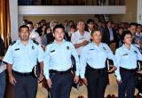 Agentes de Seguridad Ciudadana de Trujillo condecorados. (Foto cortesía)