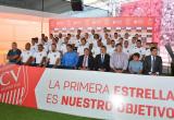 Fue presentada la oncena de la UCV que este año espera lograr el título del Campeonato Descentralizado. (Foto cortesía UCV)