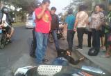 Herido fue llevado a clínica privada. Foto: Trujillo en Línea