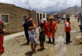 Ayuda llegó esta mañana para centro poblado de Sausal. Foto: COER