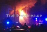 Incendio alarmó a todos los vecinos. Foto: Trujillo en Línea