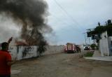 Rondó la tragedia en los exteriores. Foto: Trujillo en Línea