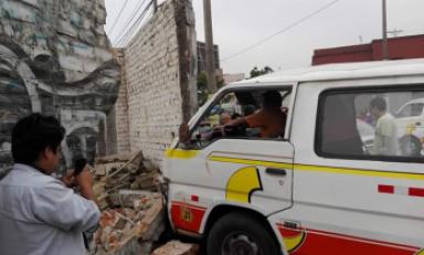 Accidente ocurrió cerca al colegio República de Panamá. Foto: Trujillo en Línea