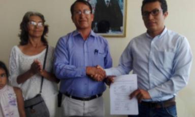 Nueva autoridad aseguró que buscará proyectos para el centro poblado. Foto: Trujillo en Línea