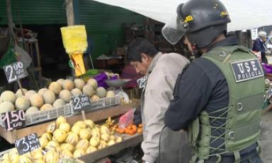 Más de 60 miembros de USE realizaron operativo. Foto: Trujillo en Línea