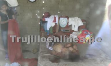 Lo encontraron dentro de su habitación sobre charco de sangre. Foto: Trujillo en Línea