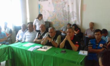 Plataforma se reúne para evaluar daños y estrategias. Foto: Trujillo en Línea