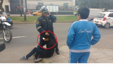 Menor fue llevado a la comisaría El Alambre. Foto: Seguridad Ciudadana de Trujillo