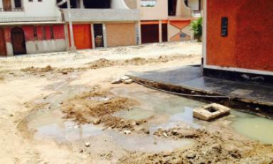 Así lucen las calles de la urbanización. Foto: cortesía