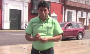 Alcalde pidió apoyo policial para reiniciar labores. Foto: Trujillo en Línea