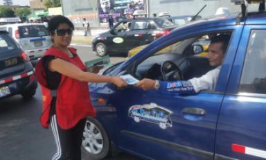 Conductores de motos y mototaxis se suman a campaña de la municipalidad. (Foto: Difusión)