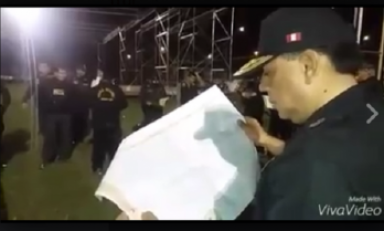 General César Gentille, durante megaoperativo de captura a Los Malditos de Chicago. (Foto Video)