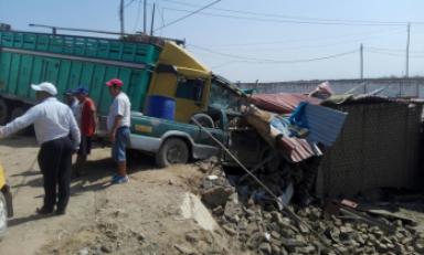 Choque lo habría provocado anciano de 74 años. Foto: Trujillo en Línea