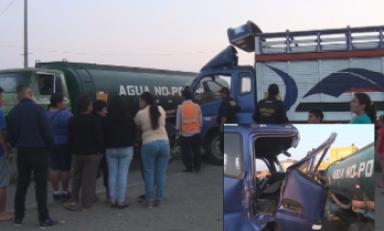 Cabina quedó destrozada. Foto: Trujillo en Línea