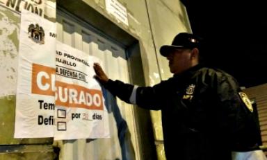 Operativo fue realizado por la gerencia de Seguridad Ciudadana, la Subgerencia de Licencias, de Defensa Civil. Foto: MPT