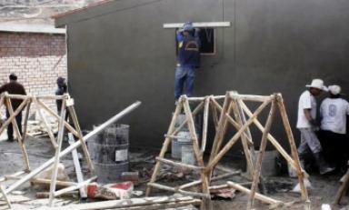 Avanza construcción de establecimientos de salud en Cachicadán. (Foto cortesía)