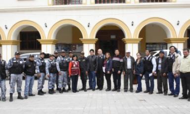 Miembros de Coprosec - Otuzco. Foto: Municipalidad provincial